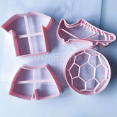 SET. 4 Emporte-pieces Football